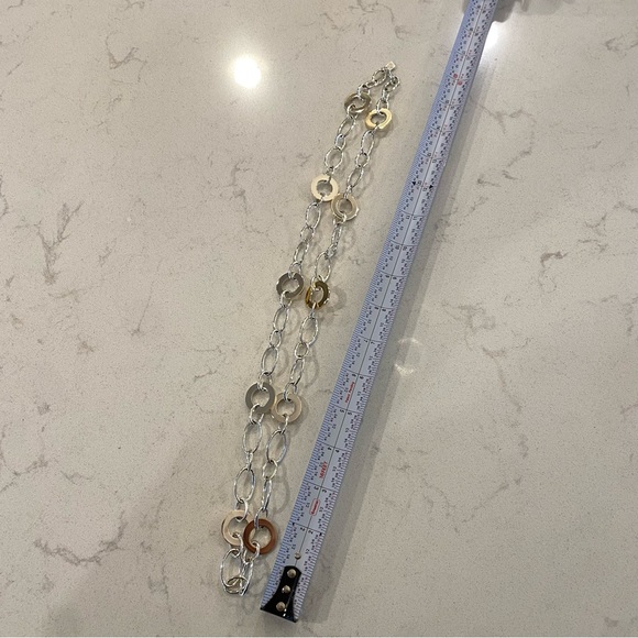 Ralph Lauren Silvertone link necklace - Picture 3 of 3